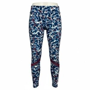 Old Navy Active Go-Dry Camo Polka Dot Mesh Panel Leggings Large Flaw pic